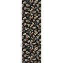 Tapis vinyle Mosaïque brune rectangulaire, 95x300cm, collection Orient extrême Pôdevache