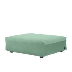 Module d\'assise taille M pour le canapé Vetsak, velours vert menthe 105 x 84 x H37 cm 