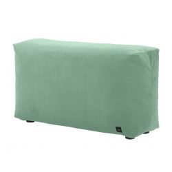 Module vertical taille L pour le canapé Vetsak, velours vert menthe L.105 x H 60 x P 31.5 cm