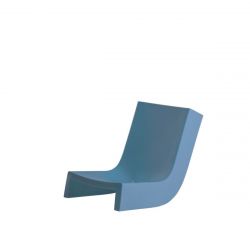 Chaise longue Twist, Slide Design bleu poudré