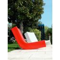 Chaise longue Twist, Slide Design bleu poudre