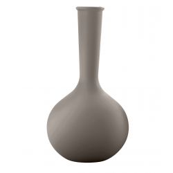 Vase Chemistube, Vondom taupe, D 36 x H 65 cm