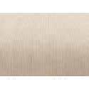 Canapé d'angle Vetsak, velours côtelé couleur sable