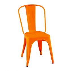 Set de 2 chaises A, Tolix orange potiron mat
