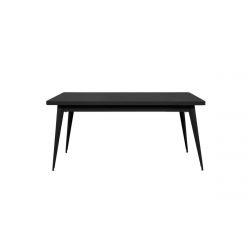 Table 55 Brillant, Tolix noir 130x70 cm