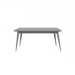 Table 55, Tolix gris souris mat 130x70 cm