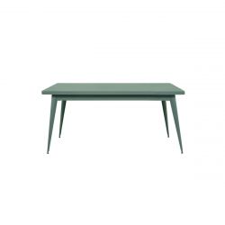 Table 55 Brillant, Tolix vert lichen 130x70 cm
