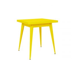 Table 55 Brillant, Tolix citron 70x70 cm