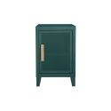 Petit meuble de rangement B1 H64 perforé, vert canard, Tolix, 40x40xH64cm