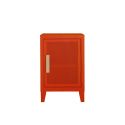 Petit meuble de rangement B1 H64 slim perforé, rouge poivron, Tolix, 40x28xH64cm