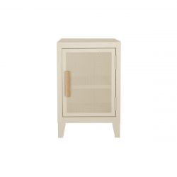 Petit meuble de rangement B1 H64 perforé, ivoire, Tolix, 40x40xH64cm