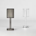 Lampe cylindrique Gatsby cristal, Vondom Led blanche