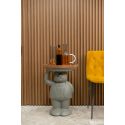 Table d'appoint Ambrogio, Slide design, gris noix de coco H 60,5 x L 42,5 x P 38,5 cm