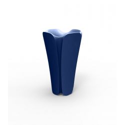 Pot design Pezzettina 50 haut, Vondom bleu 50x50xH85 cm