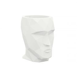 Pot Adan, Vondom laqué blanc, 30 x 41 x Hauteur 42 cm