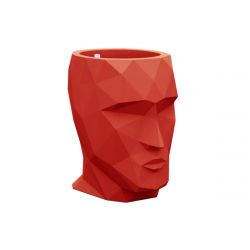 Pot Adan, Vondom laqué brillant rouge, 30 x 41 x Hauteur 42 cm