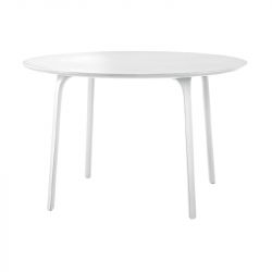 First, table ronde outdoor Magis, diamètre 120 cm blanc