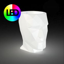 Pot Adan Lumineux LED RGBW alimentation par câble, Vondom, 30 x 41 x Hauteur 42 cm