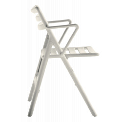 Chaise Folding Air-Chair avec accoudoirs, blanc, 60 x 49 x H77 cm, Magis