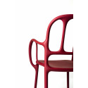 Chaise Milà, rouge, 44,5 x 48 x H84,5 cm, Magis