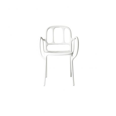 Chaise Milà, blanc, 44,5 x 48 x H84,5 cm, Magis