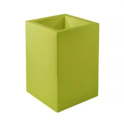 Pot Cubo Haut vert pistache mat 40x40xH60 cm, simple paroi, Vondom