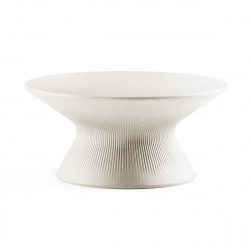 Table basse ronde Fade blanc, diamètre 71 cm, Plust