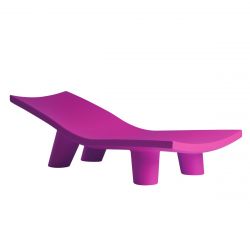 Chaise longue Low Lita lounge, rose fuchsia, Slide Design