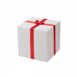 Cadeau Lumineux Merry Cubo, Slide Design blanc 20cm