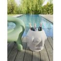 Seau à champagne original Threebù, bleu poudré, Slide Design