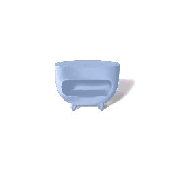 Comptoir bar multifonctionnel Splay bleu poudré, Slide Design, L130 x P70 x H98 cm