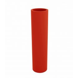 Pot de fleur long Torre rouge Vondom D 20 x H 80 cm