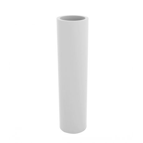 Pot de fleur Cylindrique Torre blanc basic Vondom 25 x 100