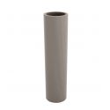 Pot de fleur Cylindrique Torre taupe basic Vondom 25 x 100