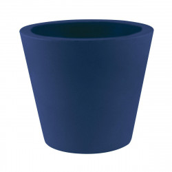 Grand pot Conique diamètre 120 x hauteur 104 cm, simple paroi, Vondom bleu marine