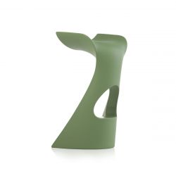 Tabouret de bar design Koncord, Slide Design vert sauge, hauteur d\'assise 70 cm