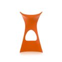 Tabouret de bar design Koncord, Slide Design orange, hauteur d'assise 70 cm
