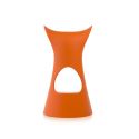 Tabouret de bar design Koncord, Slide Design orange, hauteur d'assise 70 cm