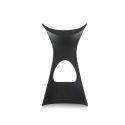 Tabouret de bar design Koncord, Slide Design noir, hauteur d'assise 70 cm