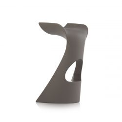 Tabouret de bar design Koncord, Slide Design gris argile, hauteur d\'assise 70 cm