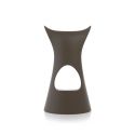 Tabouret de bar design Koncord, Slide Design Marron Chocolat, hauteur d'assise 70 cm