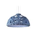 Lustre baroque Dame of Love bleu, Slide design, D 100 x H 54 cm