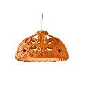 Lustre baroque Dame of Love orange, Slide design, D 100 x H 54 cm