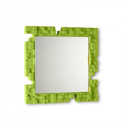 Miroir mural Pixel, Slide Design vert citron