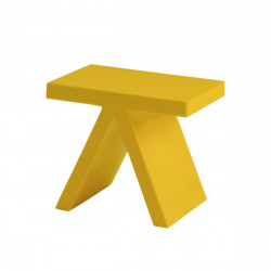 Table d\'appoint Toy, Slide Design jaune safran