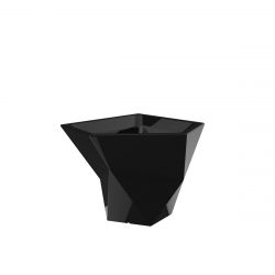 Pot géométrique Moyen Faz noir, Vondom, 97x93xH75 cm