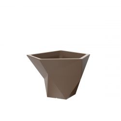 Pot géométrique Moyen Faz bronze, Vondom, 97x93xH75 cm