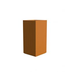 Pot carré haut Gatsby 40x40xH80 cm, Vondom orange