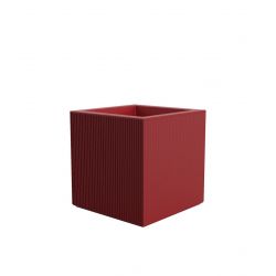 Pot de fleur carré 60x60 cm Gatsby, Vondom rouge