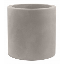 Pot Cylindre diamètre 50 x hauteur 50 cm, double paroi, Vondom taupe